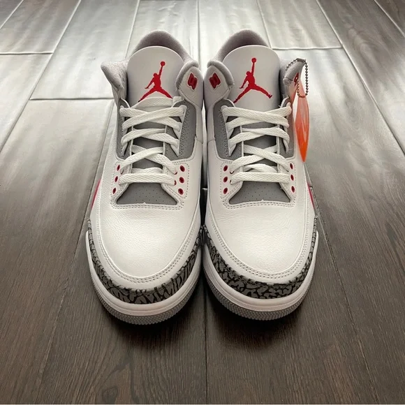Nike Air Jordan 3 Retro Fire Red Men’s Basketball Shoes 10.5 DS